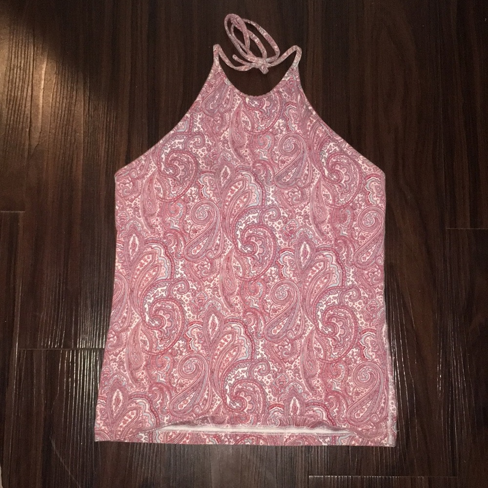 Neck tied shirt